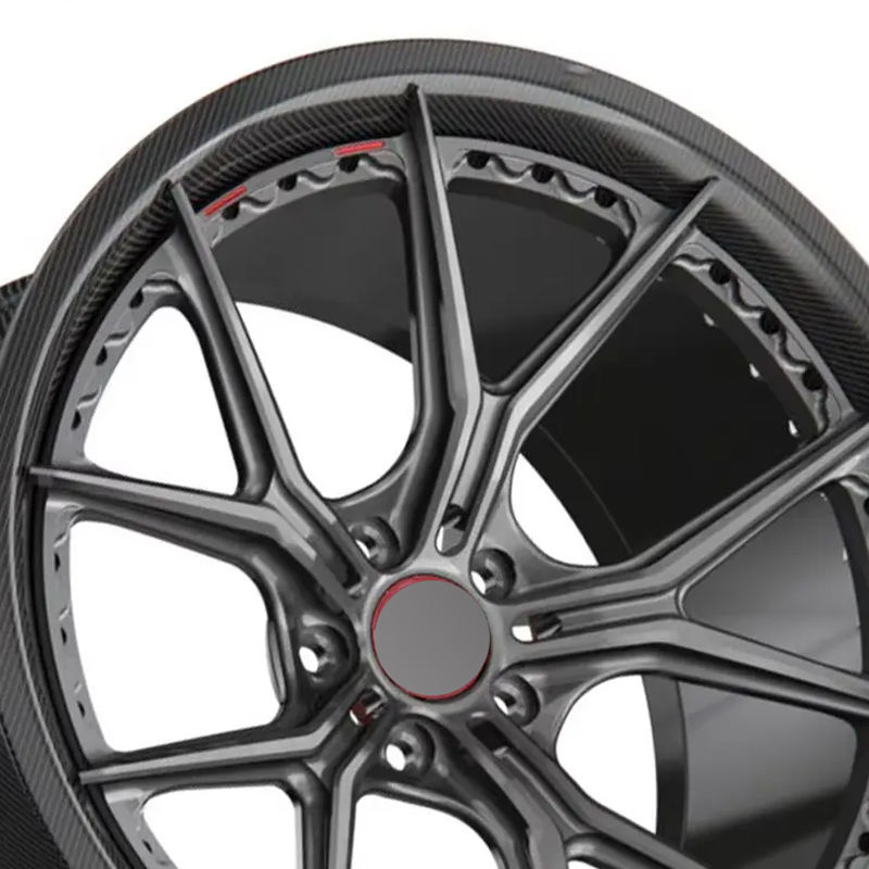 Customized Alloy Car Rims Carbon Fiber Forged Passenger Car Wheels for BMW