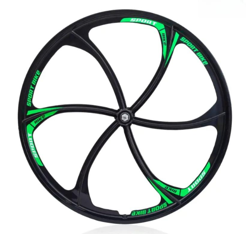 Durable 24-Inch Magnesium Alloy Bike Wheel