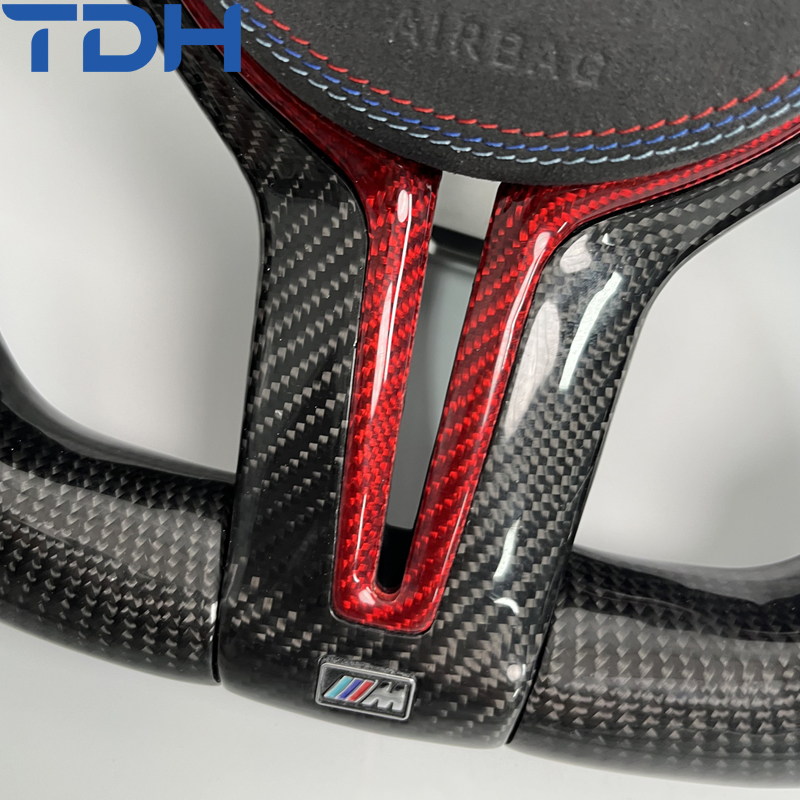 Customizable Carbon Fiber Steering Wheel Upgrade for BMW F30 with LED Screen Airbag