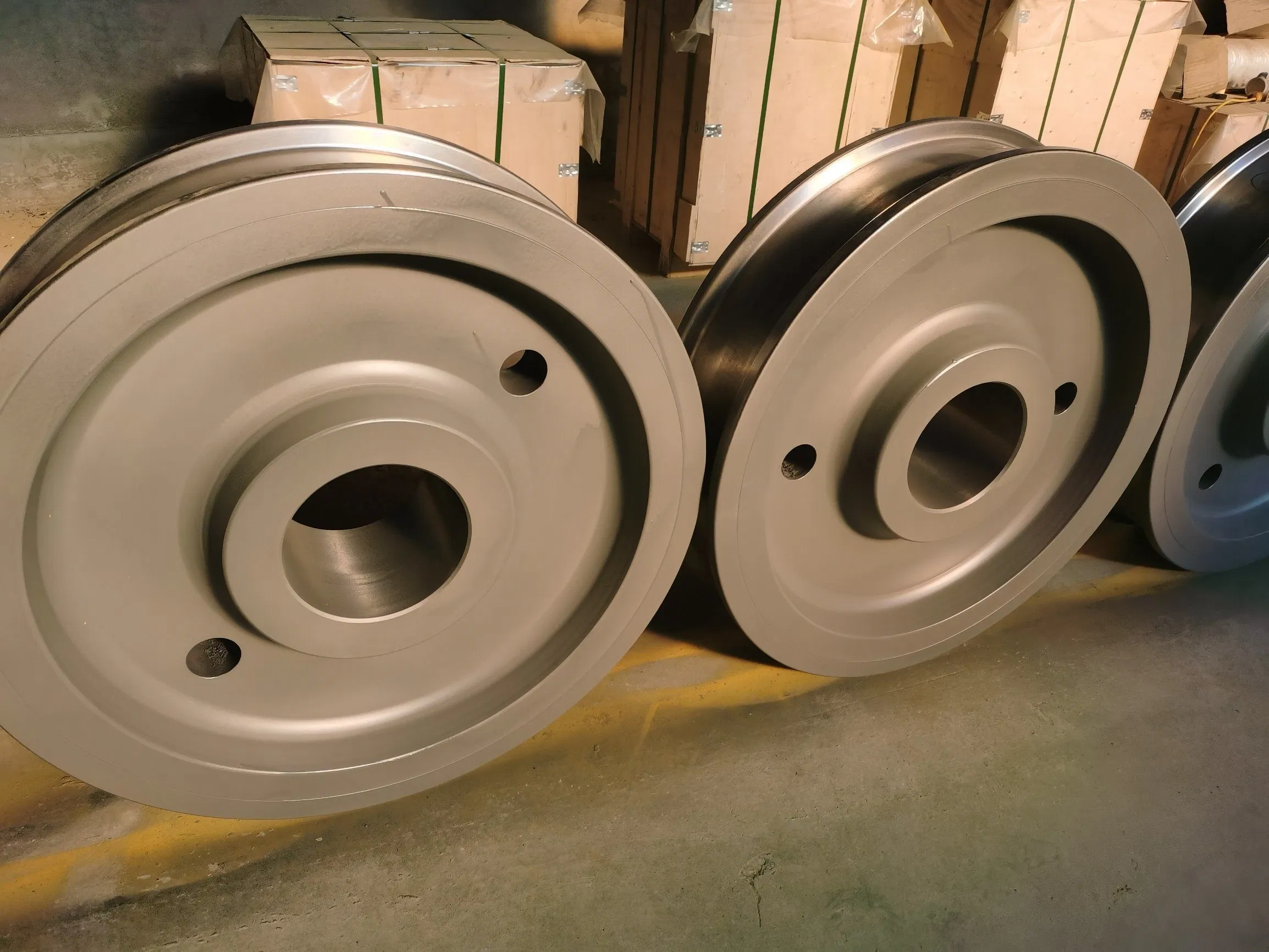 Customized Spare Part Forged Rail Steel Wheels Freight Wagon Wheel