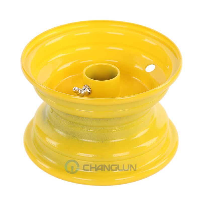Changlun Wheel Steel Wheel for Lawn Mower Use 5.375X8 with Bearing Steel Wheel Rim