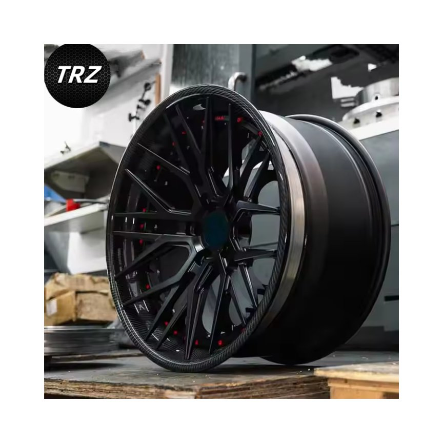 Custom Carbon Fiber Alloy Wheels for Exotic Sports Cars