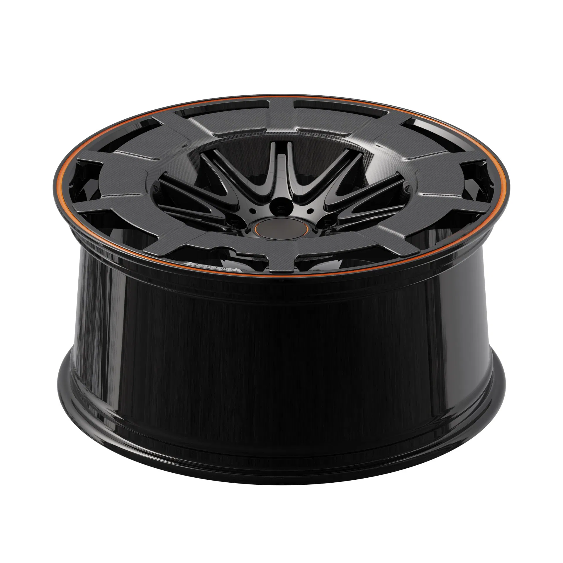 Hadison HD1277 Customizable Color/Size/Center Cap with Real Carbon Fiber Ring Forged Wheel Rim for Mercedes G Class