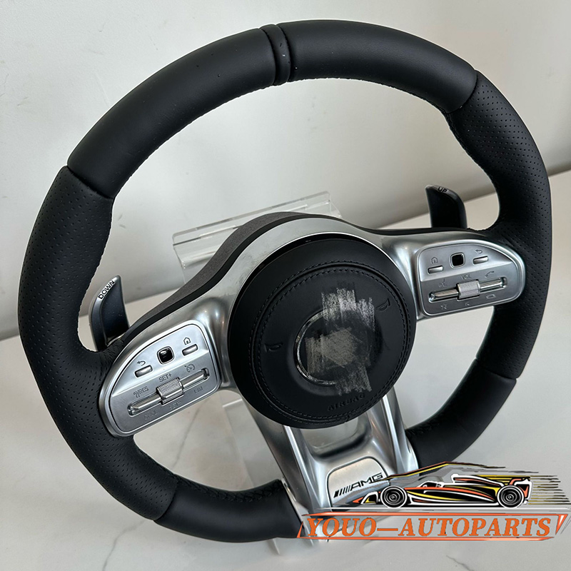 Customized Racing Style Steering Wheel Carbon Fiber Leather for Mercedes G-Class Cla Gla Amg Modification OEM/ODM
