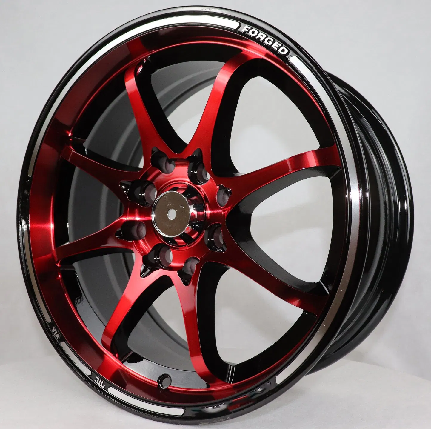 Custom Design 15 Inch Spare Part Auto Accessories Deep Dish Racing Forged Rims for Luxury Cars PCD 4/8X100-114.3