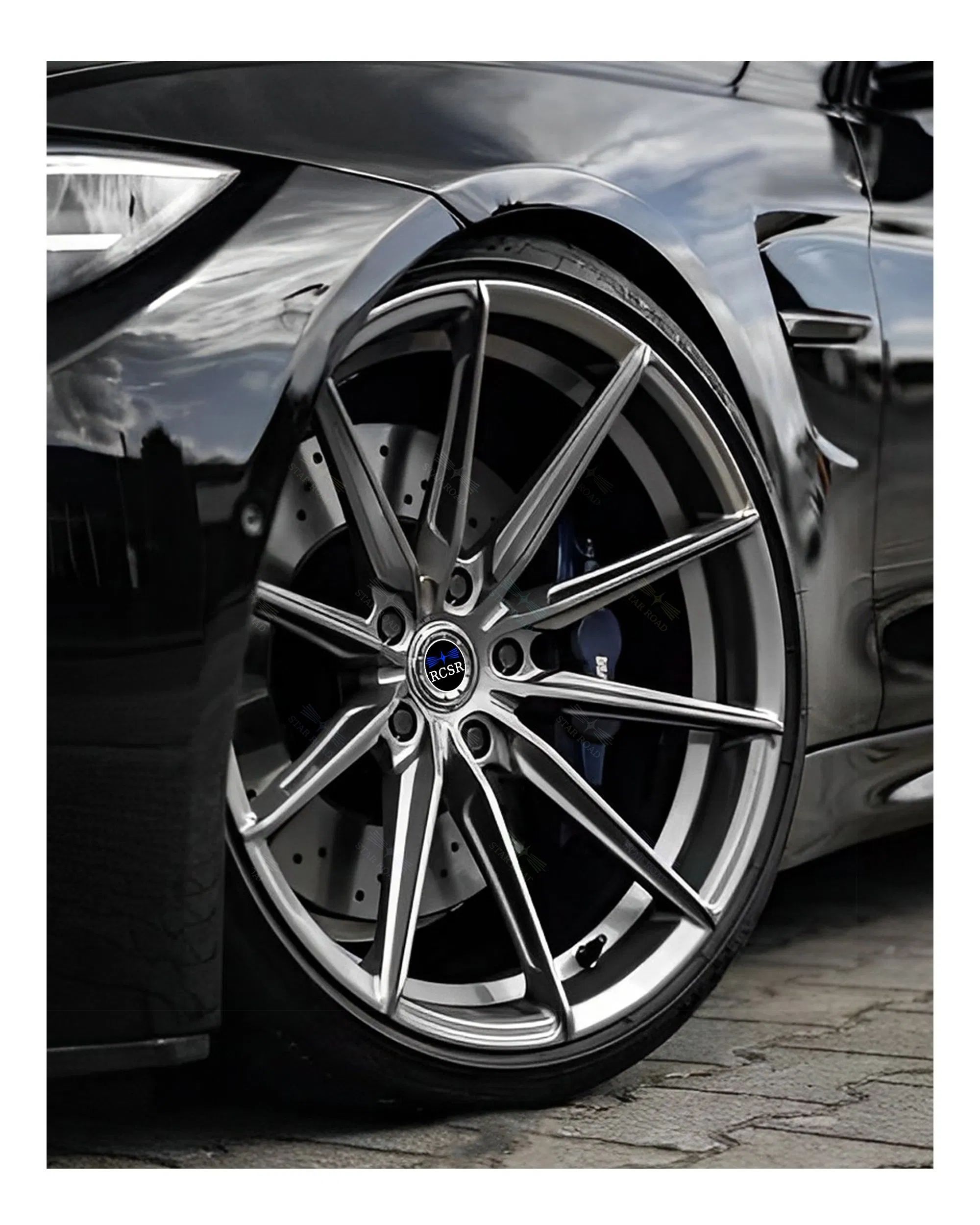 Rcsr New Concave Alloy Car Wheels for Audi RS BMW M3 M4 M5 Mercedes Benz 17 18 19 20 21 22 Inch Forged 5X112 5X120 Rim
