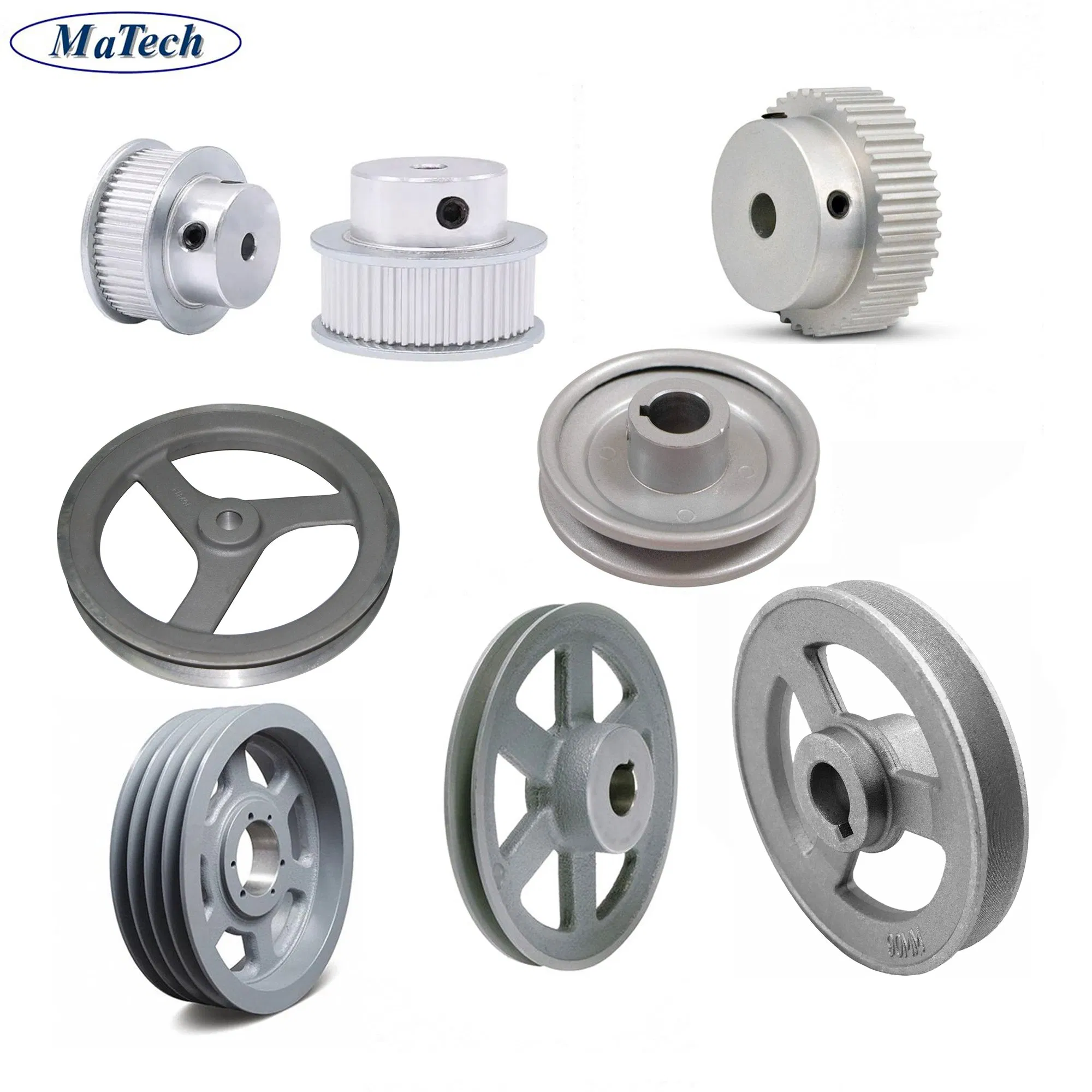Fourdry Custom CNC Machining Aluminum Casting Pulley Wheel