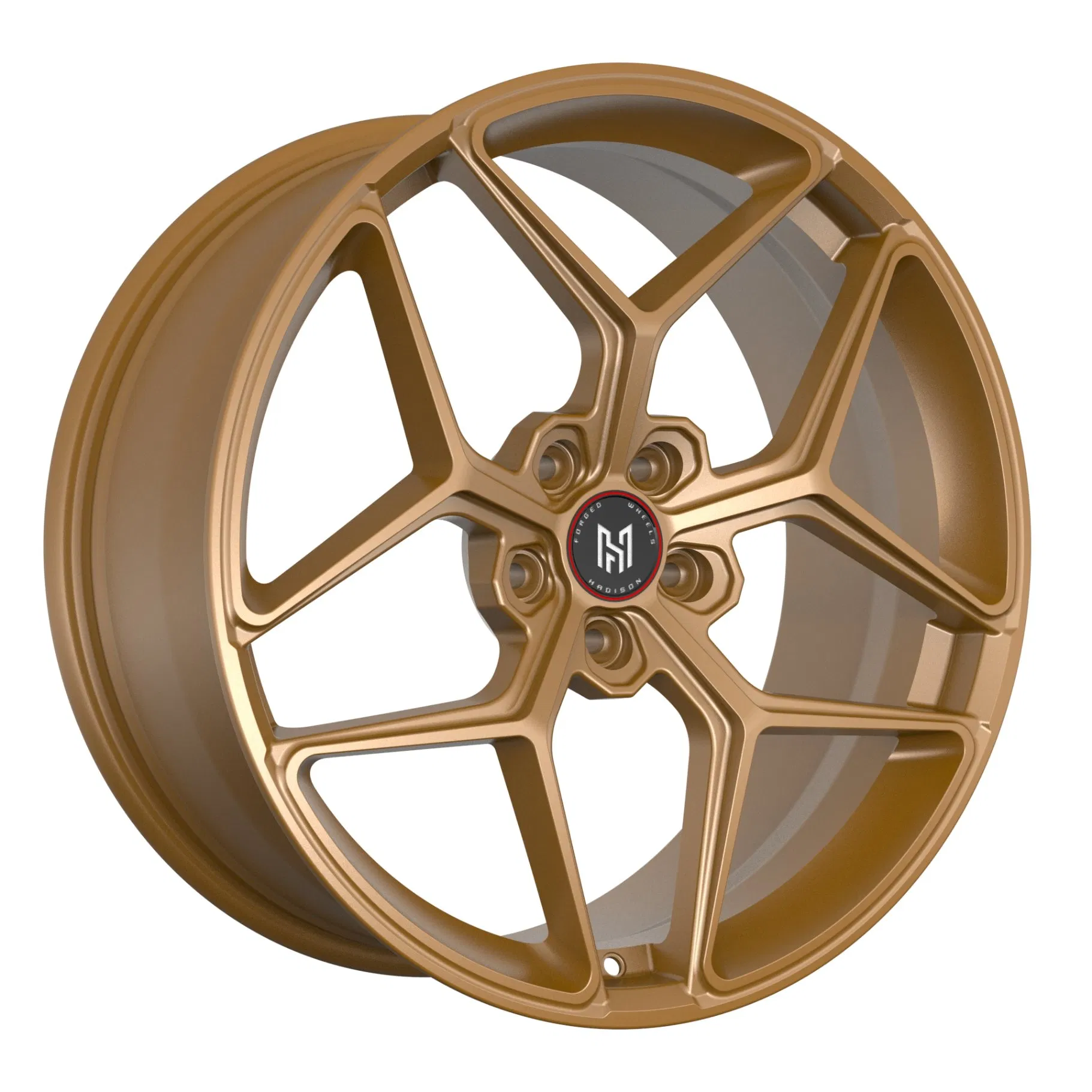 Hadison-1108 Custom 8j 8.5j 9j Forged Wheel Rim 5 Split Spoke Deep Dish 5*120 Wheels Fit for BMW E90 E92 E60 Audi A3 A4 A5 A6 W204 W205 W206