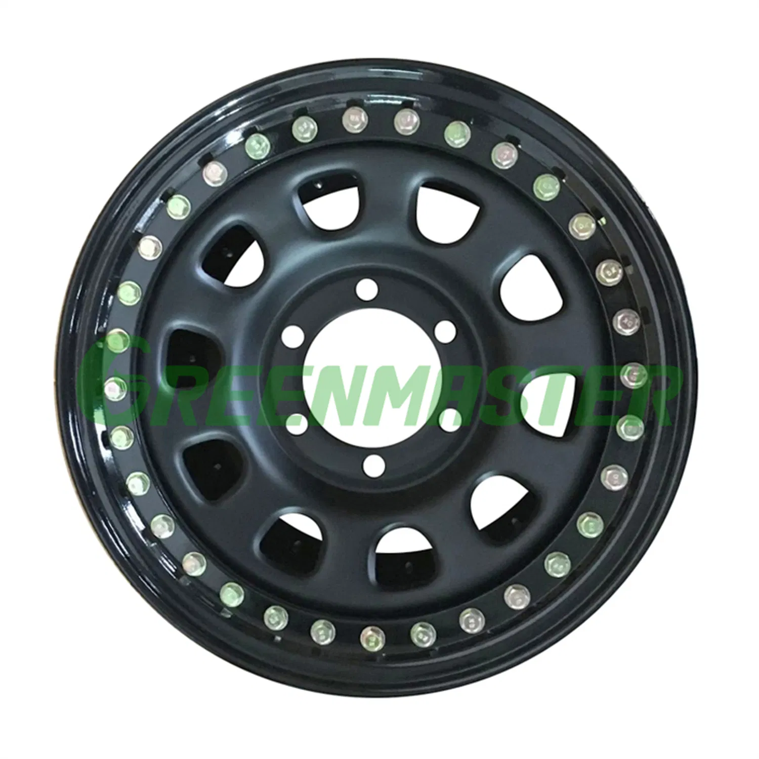 Offroad 4X4 SUV Daytona Beadlock Steel Wheel 17X8J/9J/10.00(5X114.3/120.65/127/139.7/165.1 6X139.7) with Tyre, Cross Country 4WD Pickup Truck Rim &AT/MT/RT Tire