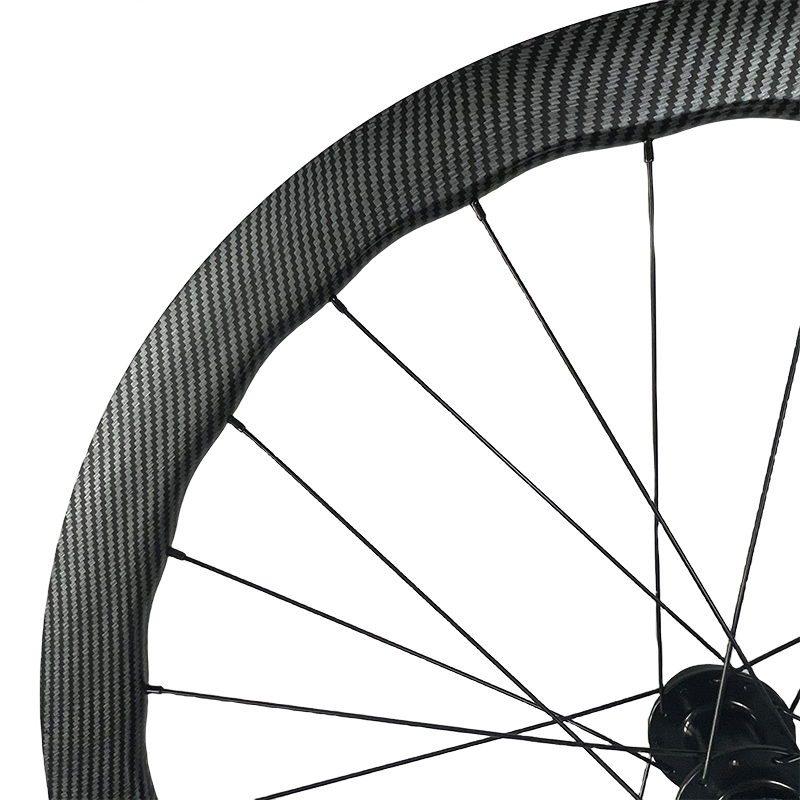 Factory Price Wheel Set Imitation Carbon Fiber Big Wave Alloy 26'' Rim