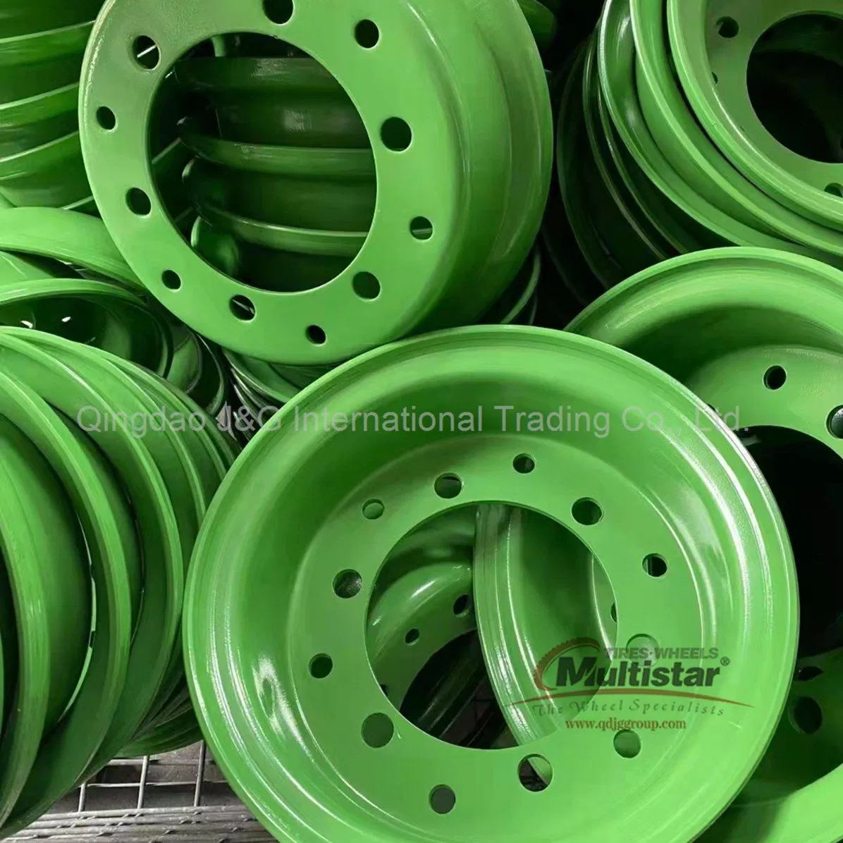 Industrial Split Steel Rim Wheels for Forklift Skid Steer Wheel Rims 4.50e-12 5.00s-12 6.50f-12 8.00g-12
