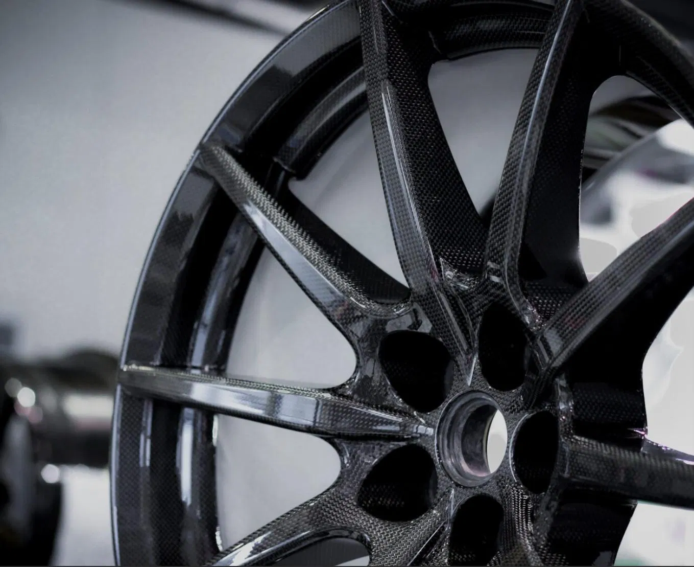 Center Lock Carbon Fiber Wheels for Porschee 911 991 992 993 996 997 Turbo S Gt2 Gt3 Gt3RS Two-Piece Forged Alloy Wheels, Custom Color Racing Forged Wheel Hubs