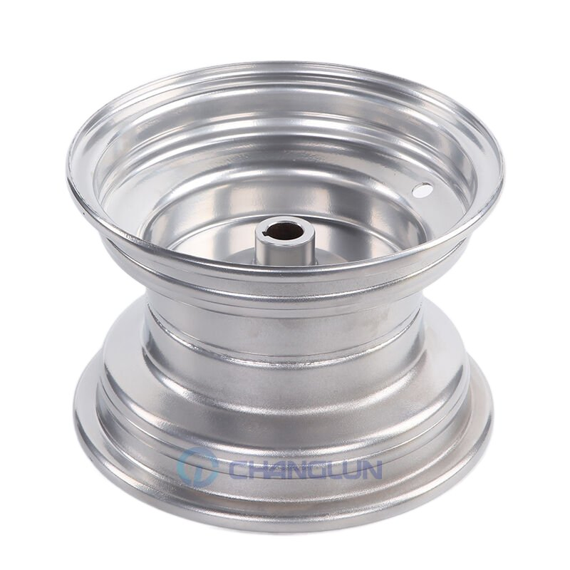 Changlun Wheel 6" ATV Rear Wheel Rim Black for 145/70-6 Tire Go Kart off-Road Dirt Bike