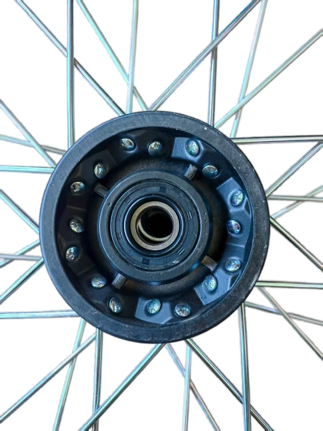 China Supplier Large Black Modified Motorcycle Wire Spoke Wheel Set