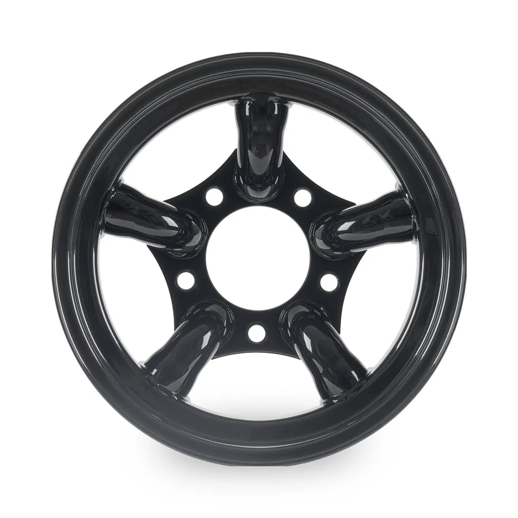 Black Steel Wheels 16X7 5X165 Detail