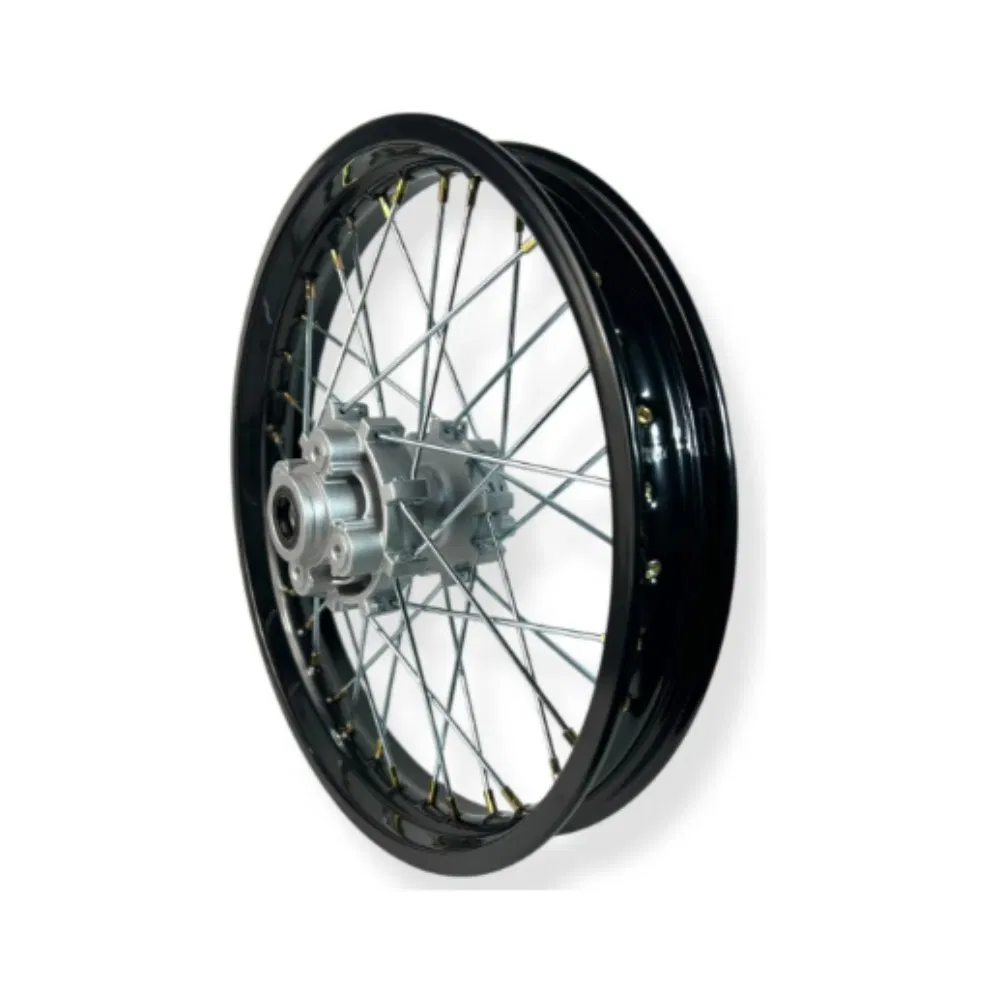 China Wholesale Weather-Resistant Corrosion Dm250 Rear Black Motorcycle Spoke Wheel