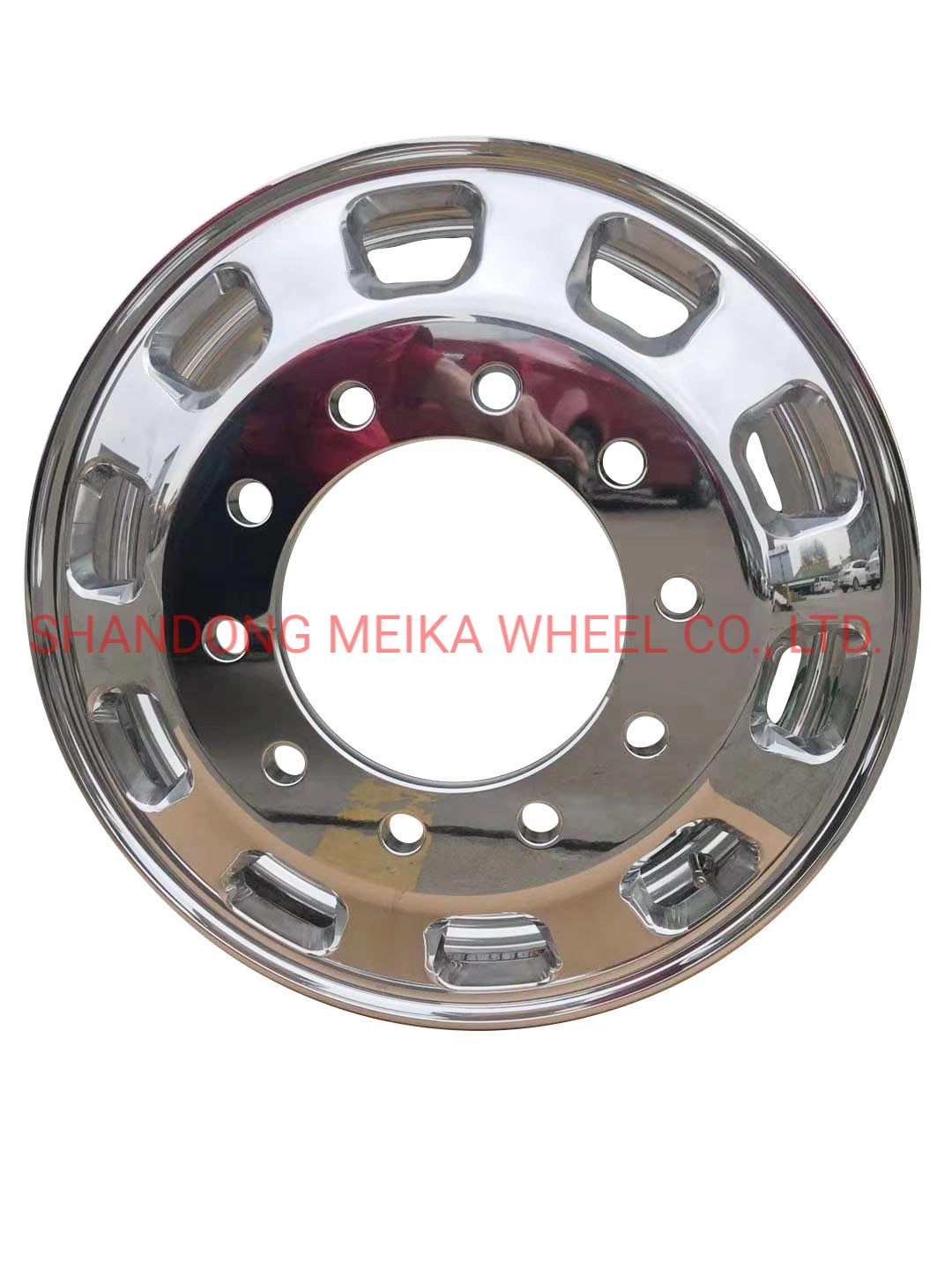 22.5 x 8.25 Customerized Wind Holes of Forged Alloy Truck Wheels