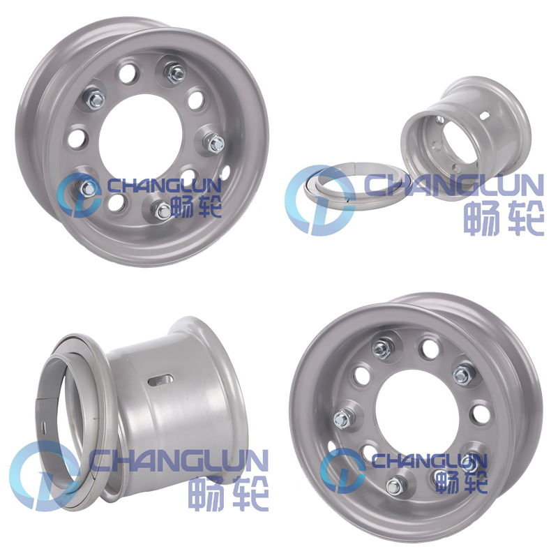 Changlun Wheel 4.33r-8 5/140/94 Split Rim Multi-Piece for Forklift Material Handling Equipment for Sale