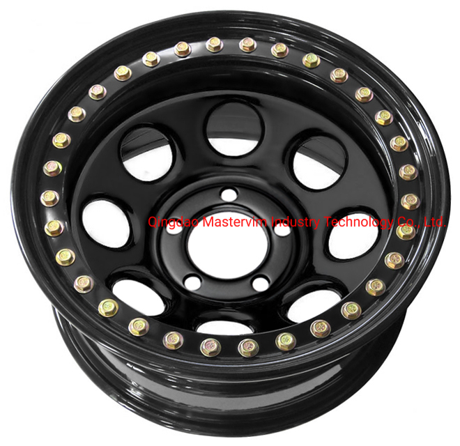 4X4 Modular Type Car Steel Wheels with Beadlock Ring