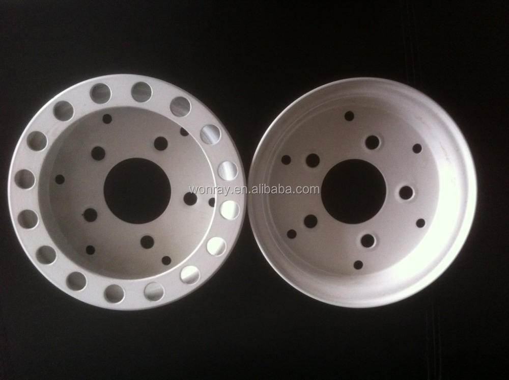 Wholesales Airport Ground Equipment Wheel 4.00-8 Tire Use Good Quality 5 Holes Split Steel Rim Wheel 3.75-8 White or Black
