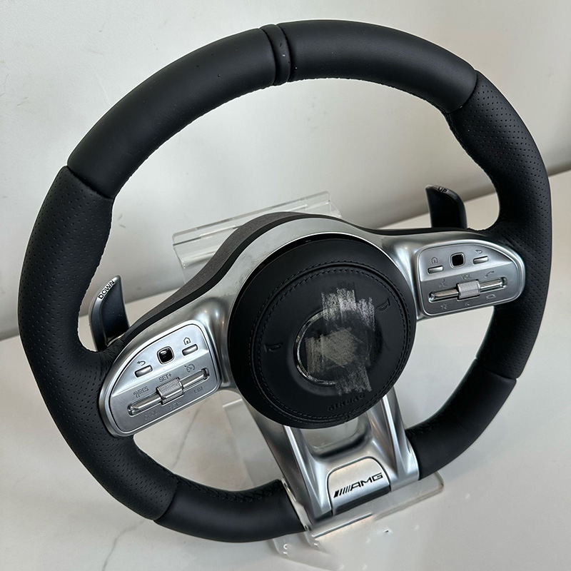 Customized Racing Style Steering Wheel Carbon Fiber Leather for Mercedes G-Class Cla Gla Amg Modification OEM/ODM