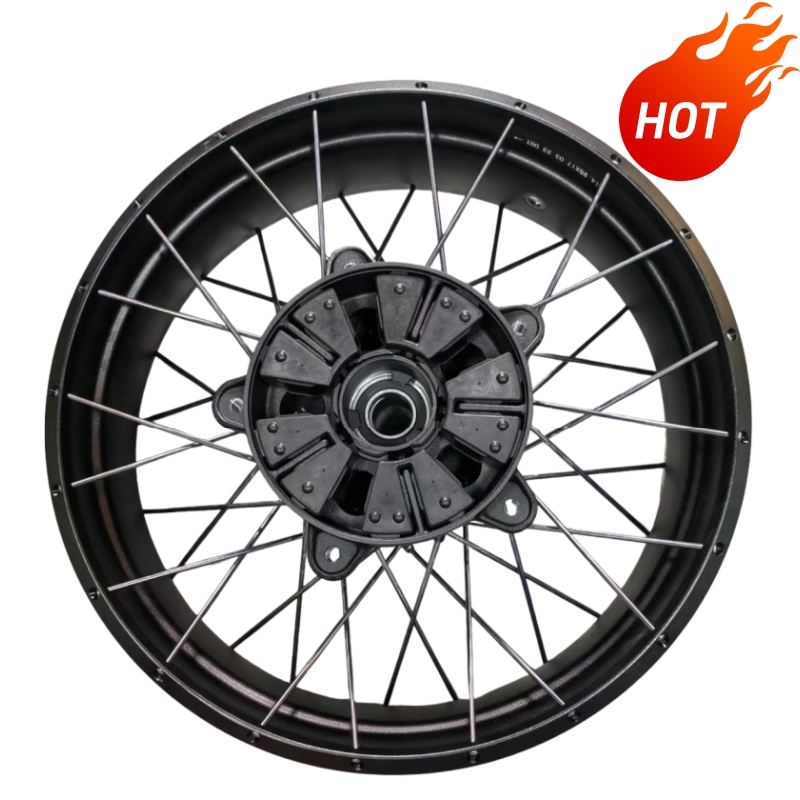 Front Rear Forged Aluminium Alloy Motorcycle Wheel, Other Colors, Drum Brake for Locin/YAMAHA/Lifan/Honda/Chunfeng/Zongshen