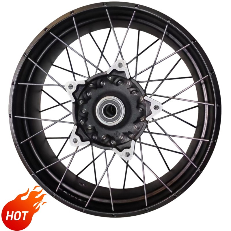 Front Rear Forged Aluminium Alloy Motorcycle Wheel, Other Colors, Drum Brake for Locin/YAMAHA/Lifan/Honda/Chunfeng/Zongshen