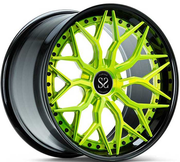 Staggered 20X9 and 21X12 Custom 3-PC Forged Wheels for Lamborghini Huracan