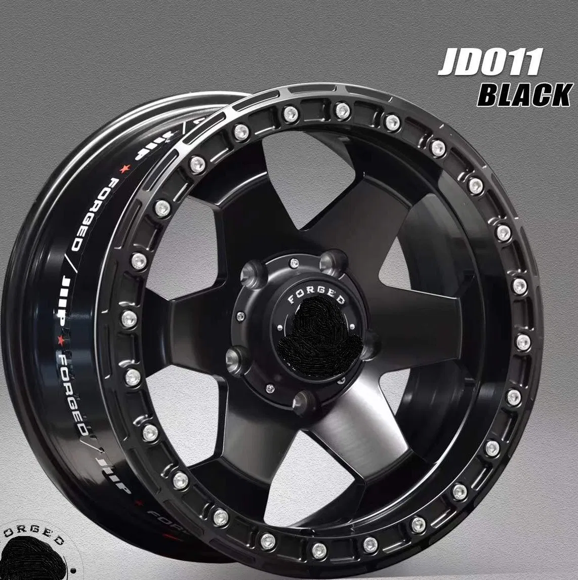 off-Road 4X4 Aluminum Wheel Rim with Beadlock, Aftermarket. Modification