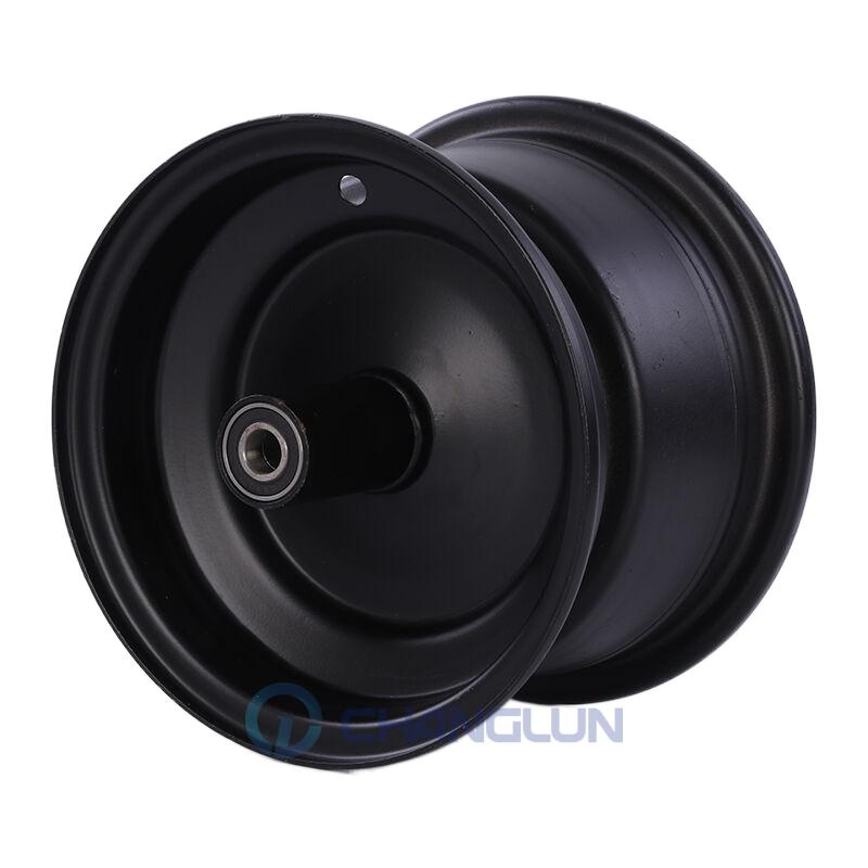 Changlun Wheel Steel Wheel for Lawn Mower Use 5.375X8 with Bearing Steel Wheel Rim