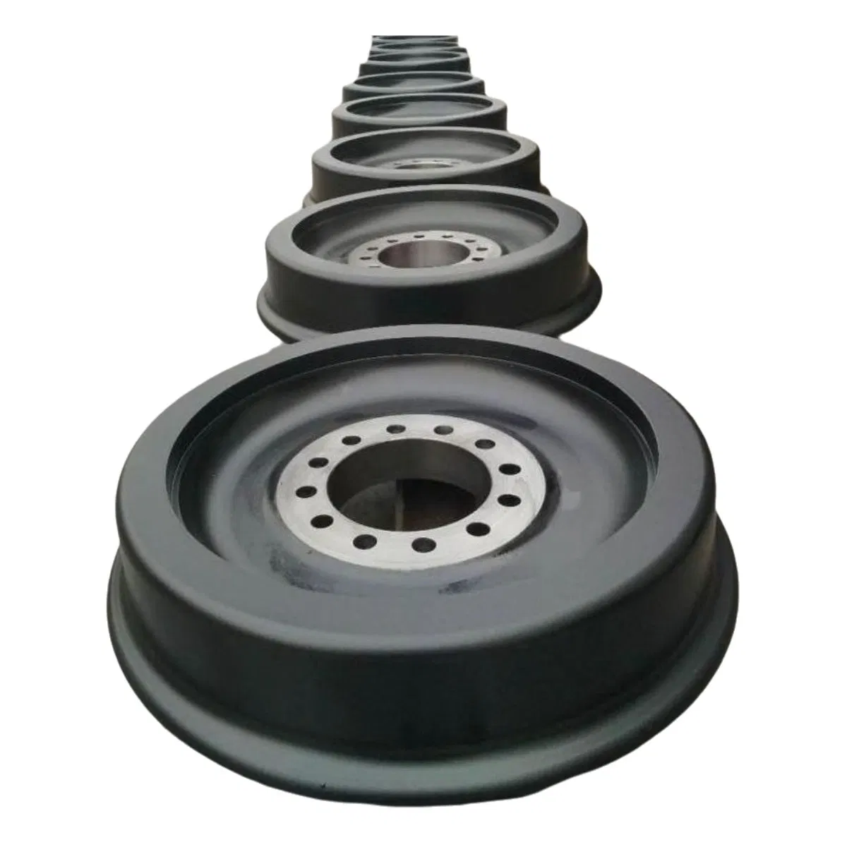 Durable Forged Industrial Steel Crane Rail Wheels Travelling Train Wheel Railway Wheel