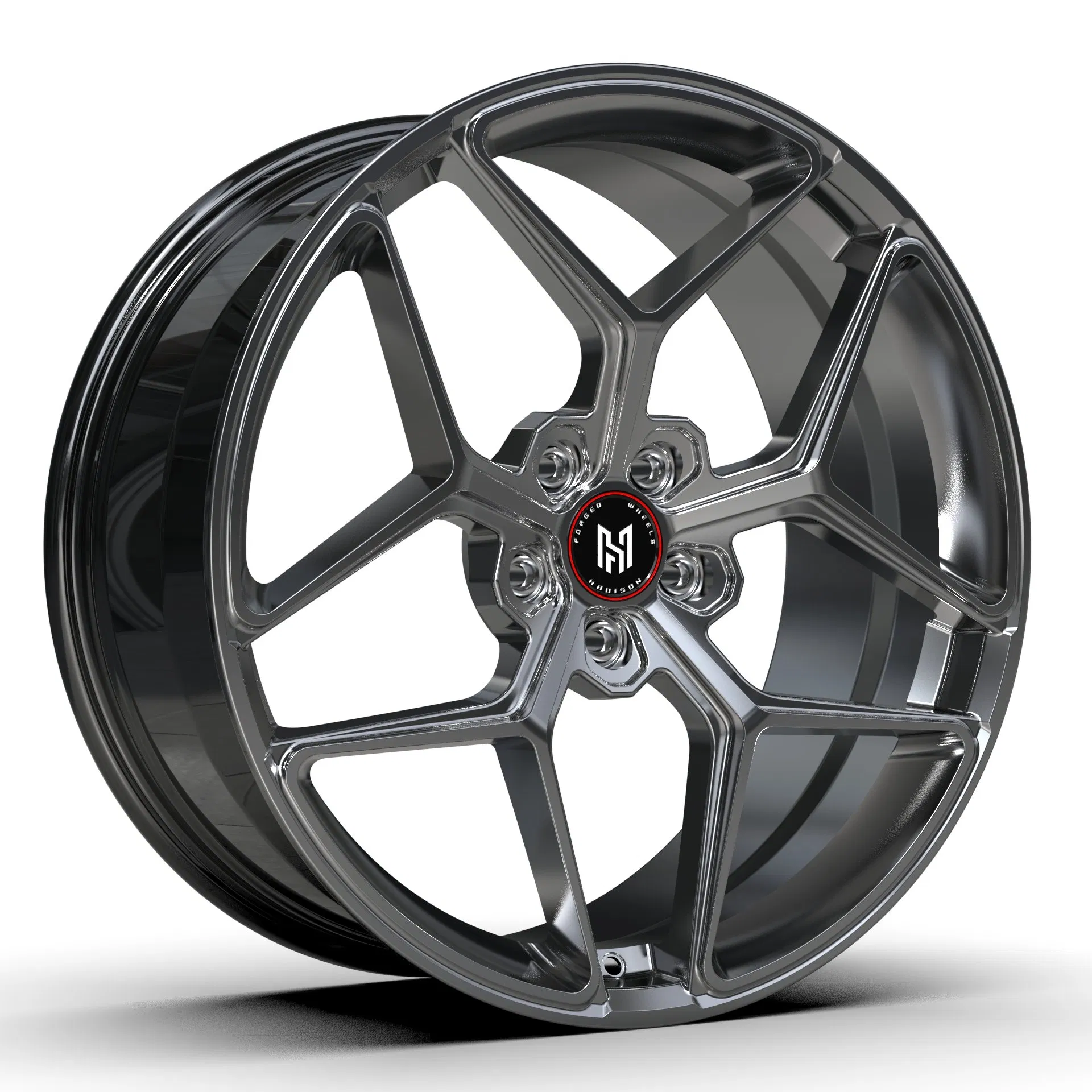 Hadison-1108 Custom 8j 8.5j 9j Forged Wheel Rim 5 Split Spoke Deep Dish 5*120 Wheels Fit for BMW E90 E92 E60 Audi A3 A4 A5 A6 W204 W205 W206