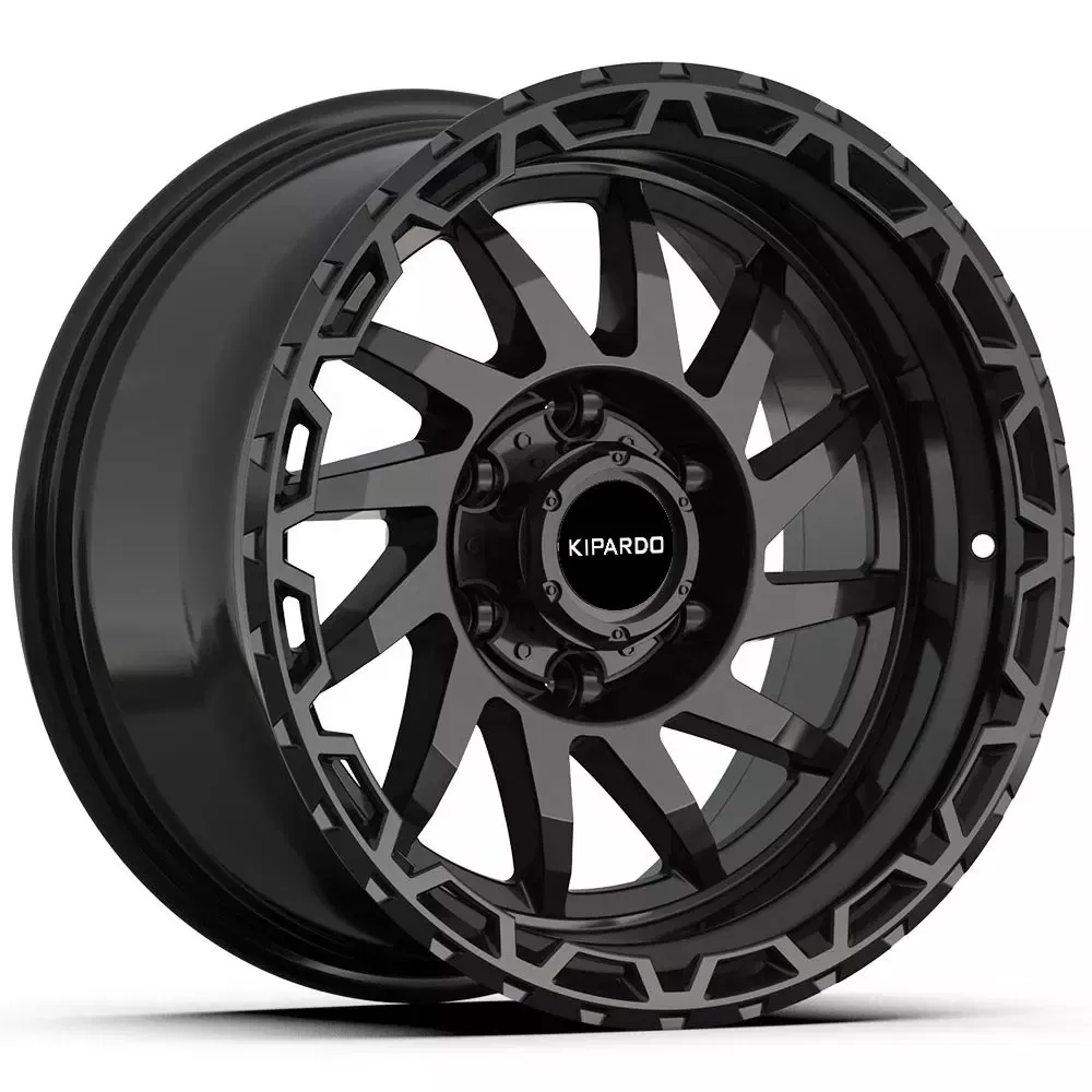 Kipardo 17X9 6X139.7 5X127 17 Inch Newes Design Load Rating 1250kgs Flow Forming Wheels 4X4 off-Road Truck Alloy Wheels