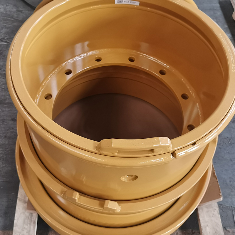 China Factory Tubeless Tire 25-19.50/2.5 3-Piece 5-Piece Steel Wheel Used for Loader Wheel