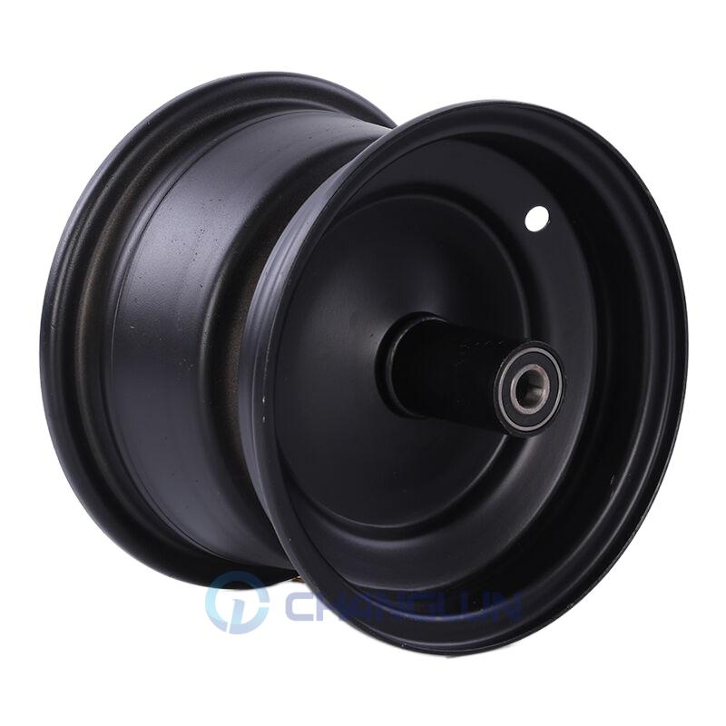 Changlun Wheel Steel Wheel for Lawn Mower Use 5.375X8 with Bearing Steel Wheel Rim