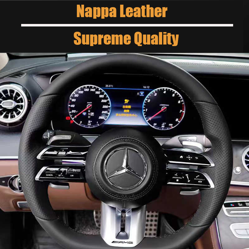 Custom Steering Wheel Nappa Leather Carbon Fiber for Universal Mercedes G-Class Cla Gla Amg Modification Auto Car Racing OEM/ODM