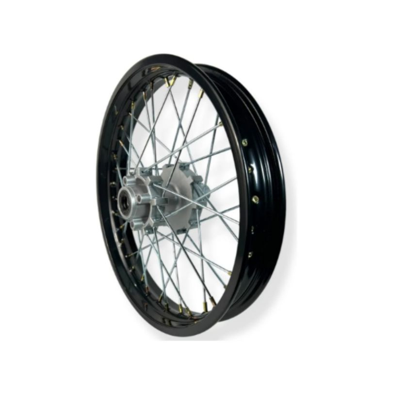 China Wholesale Weather-Resistant Corrosion Dm250 Rear Black Motorcycle Spoke Wheel