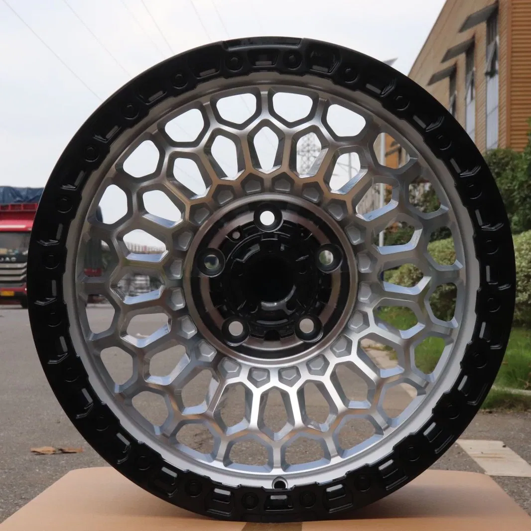 20X10j Beadlock off-Road Alloy Wheels Machined Face Black Lip