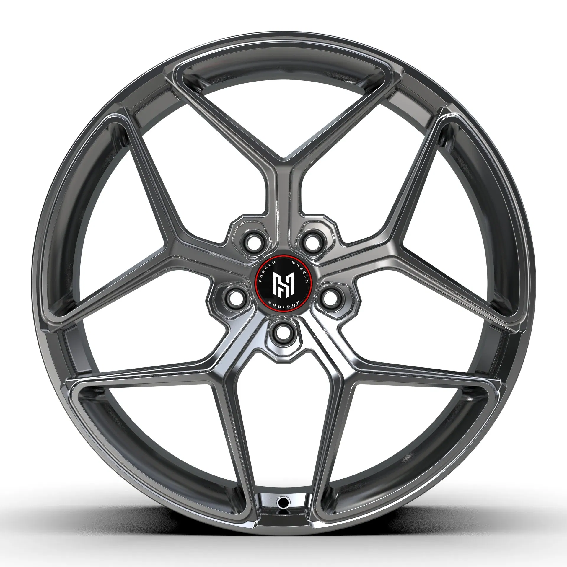 Hadison-1108 Custom 8j 8.5j 9j Forged Wheel Rim 5 Split Spoke Deep Dish 5*120 Wheels Fit for BMW E90 E92 E60 Audi A3 A4 A5 A6 W204 W205 W206