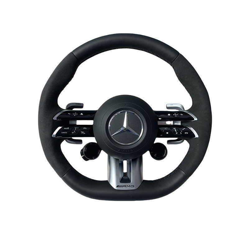 Custom Steering Wheel Nappa Leather Carbon Fiber for Universal Mercedes G-Class Cla Gla Amg Modification Auto Car Racing OEM/ODM