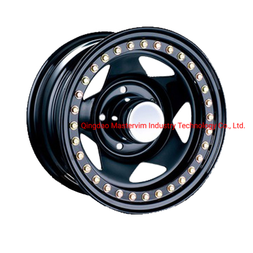4X4 Modular Type Car Steel Wheels with Beadlock Ring