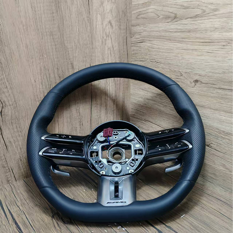 Custom Steering Wheel Nappa Leather Carbon Fiber for Universal Mercedes G-Class Cla Gla Amg Modification Auto Car Racing OEM/ODM