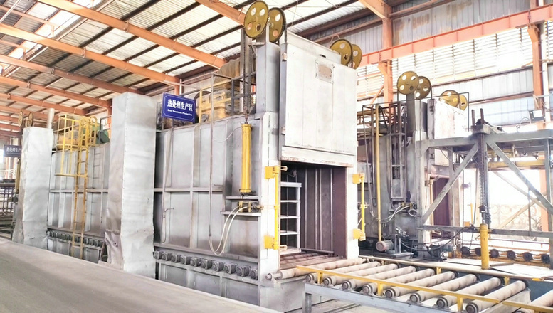 Heat treating process to strengthen truck wheel metal structure