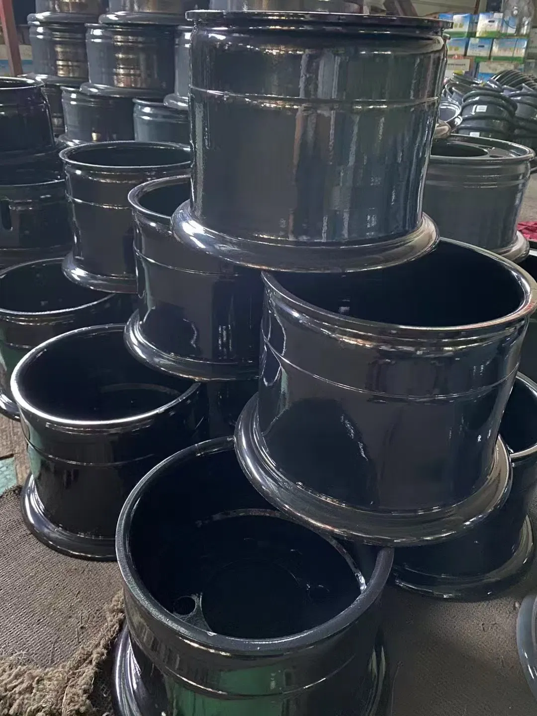 Forklift Steel Two-Piece Split Rim Industrial Wheel Tyre 6.50f-10 5.00s-12 23*9-10 7.00-12 21*8-9 6.00e-09 4.00e-09 6.00-9 Pneumatic Universal Speedmile China