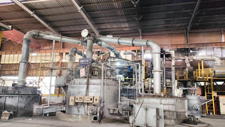 Smelting process for truck wheel raw materials at Jersey Auto