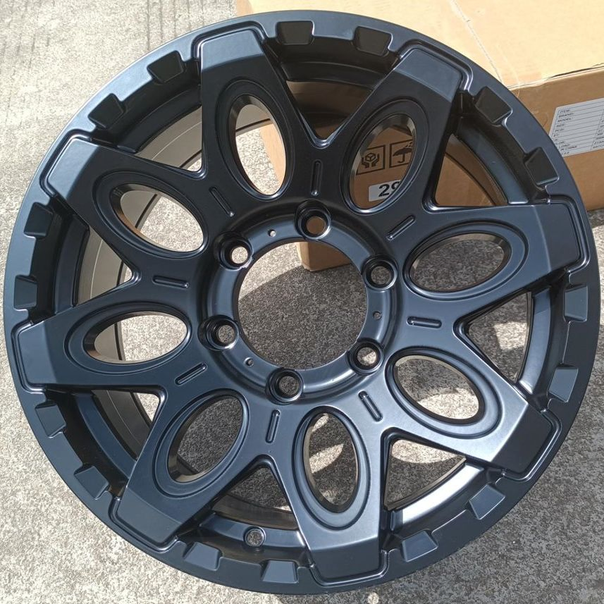 New Design Flow Formed Forming Alloy Wheels Aluminium Magnesium Rim Matt Black with Lip Machine 15*6.5 15*7 15X6.5 15X7 Et 25/32 PCD 4X100mm CB 67.1