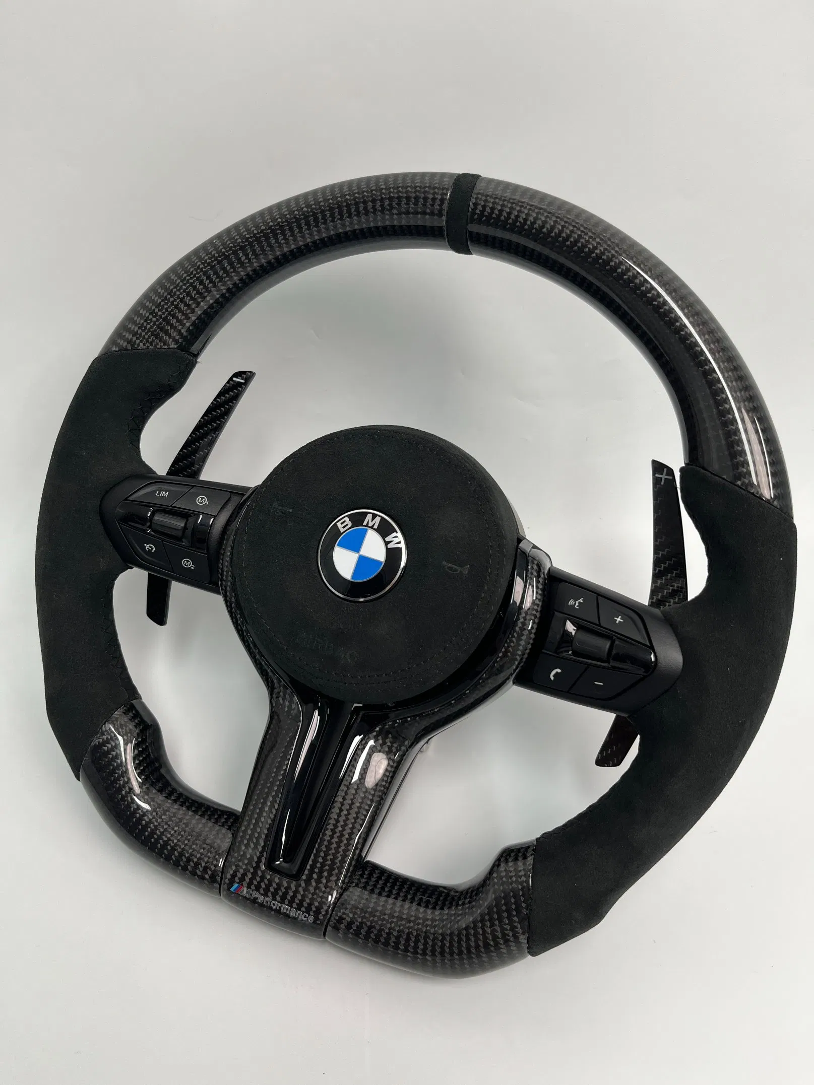 Carbon Fiber for BMW F30 F10 3 Series 5 Series X5 X6 E90 E92 M3 M5 E46 F20 F12 F80 F82 LED Steering Wheel Customization Sports