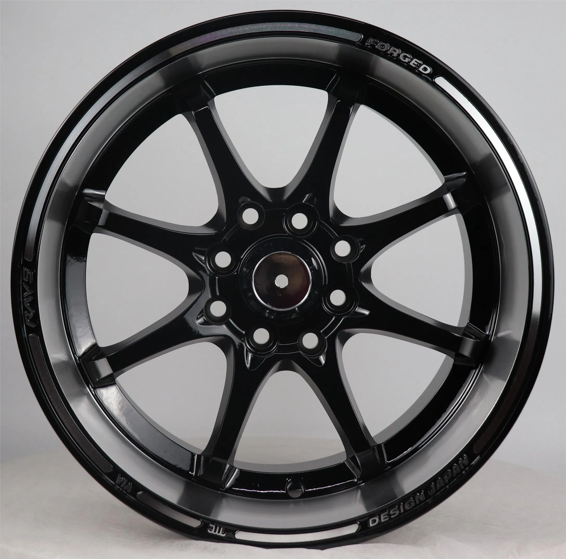 Custom Design 15 Inch Spare Part Auto Accessories Deep Dish Racing Forged Rims for Luxury Cars PCD 4/8X100-114.3