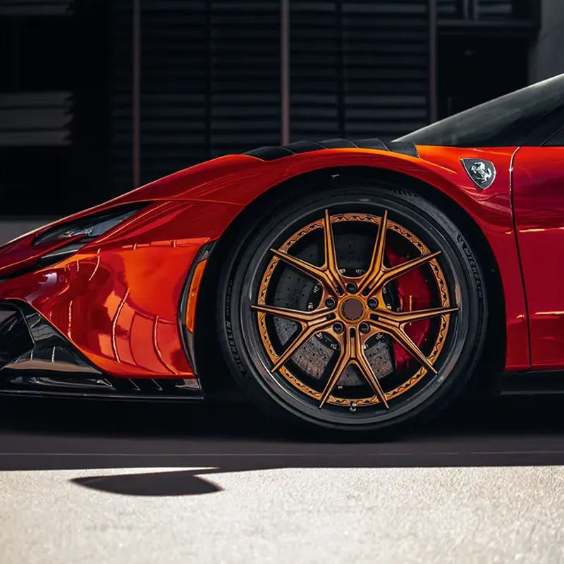 Customized Alloy Car Rims Carbon Fiber Forged Passenger Car Wheels for BMW