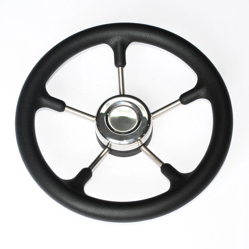 Hot 5 Spokes PU Yacht and Boat Steering Wheel